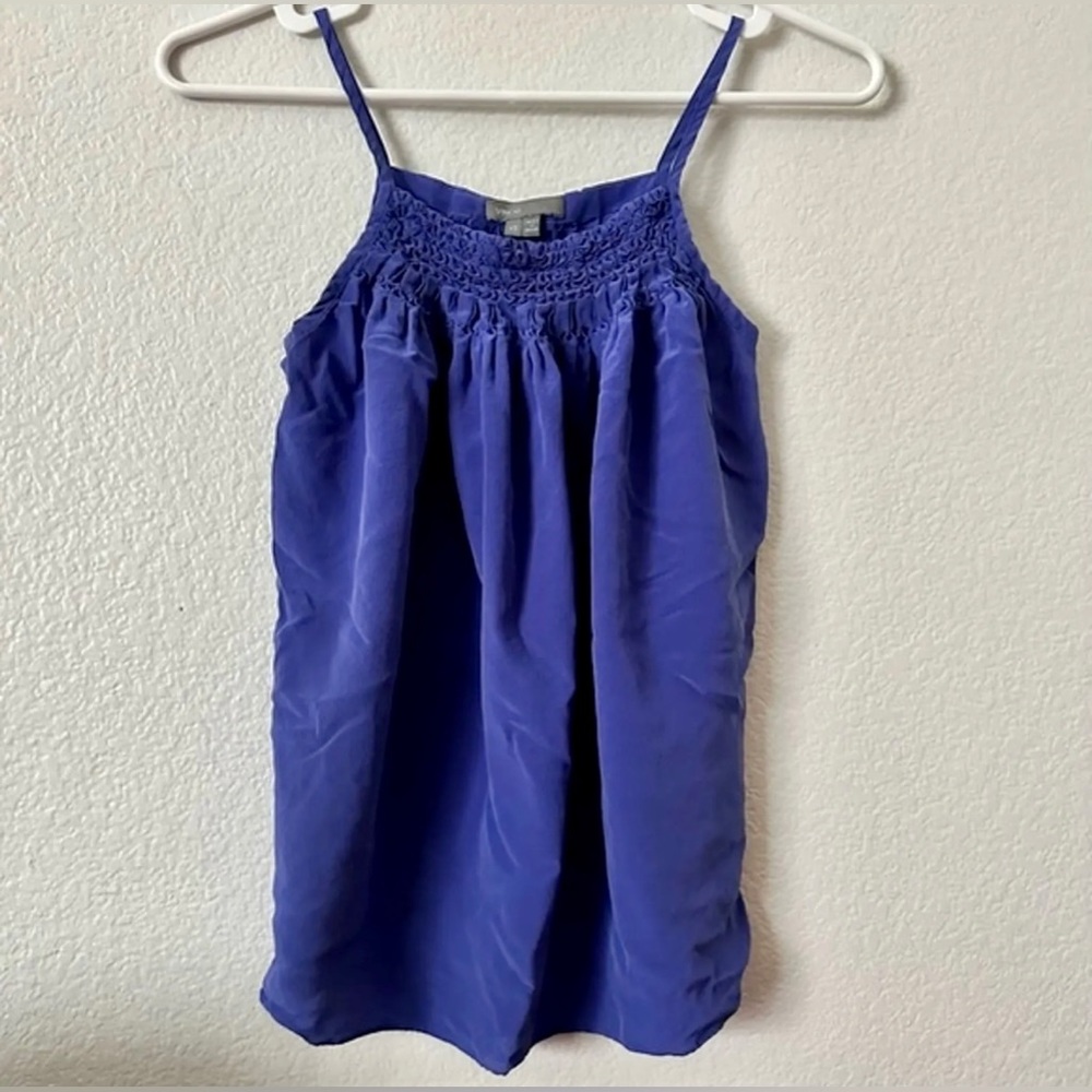 Vince Silk Blue Top